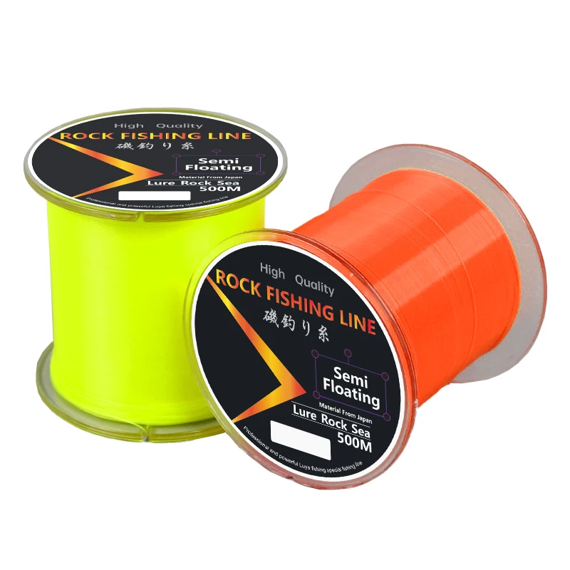 500m Semi Floating Drift Fishing Line High Quality Wear Resistant Nylon Line Resistance Equipment For Lure Sea Fishing Lines