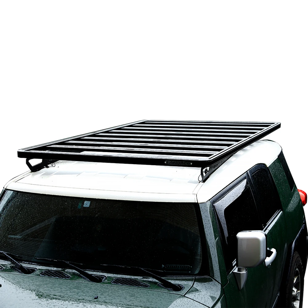 

Low Profile 4X4 Off Road SUV FJ Cruiser Aluminum Alloy Luggage Roof Rail Car Roof Racks For Toyota