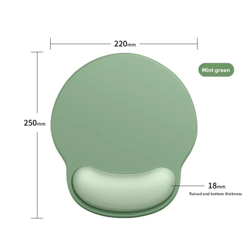 Gradient color mouse pad comfortable wrist rest non-slip mouse pad soft mouse pad wrist rest computer desktop silicone mouse pad