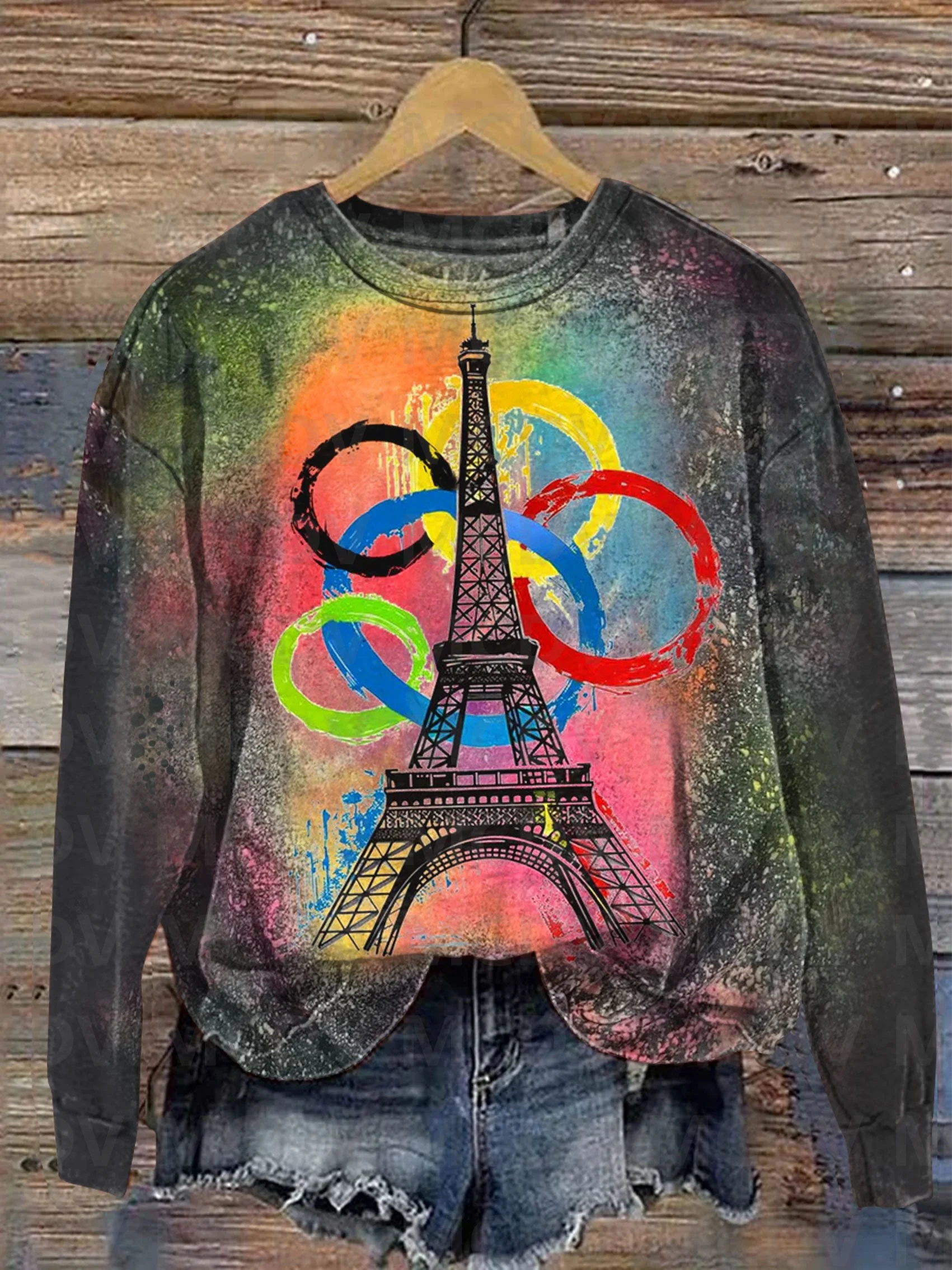 3D Mushroom Art Print Casual Sweatshirt 3D Printed Women Casual Pullover