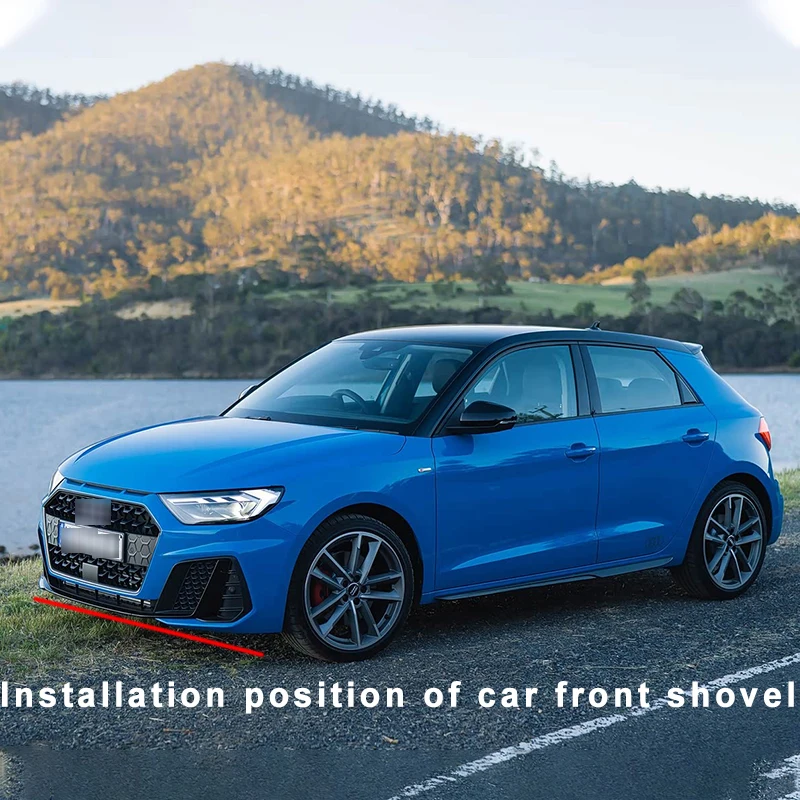 

3 Pieces Car Accessories Front Bumper Splitter Lip Diffuser Spoiler Body Kit Protector Cover For Audi A1 2011 13 15 16 18 2019