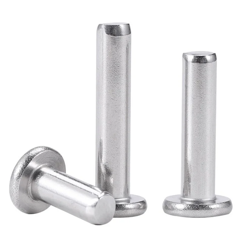 304 الفولاذ المقاوم للصدأ غاطسة رئيس برشام الصلبة (نوع المذهل) الذاتي توصيل تدق على شقة رئيس برشام M2 M2.5 M3 M4 M5 M6 M8