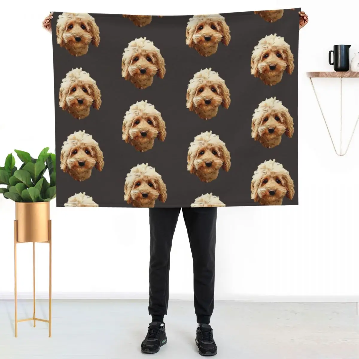 Cavapoo Cockapoo Doodle Cuteness Throw Blanket Luxury Thicken Beautifuls Blankets For Bed for babies Stuffeds Baby Blankets