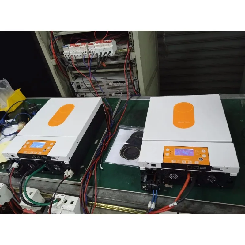 4KW-11KW 48V Dual MPPT Hybrid Solar Inverter Built-in Charge Controller Solar Energy Storage Equipment