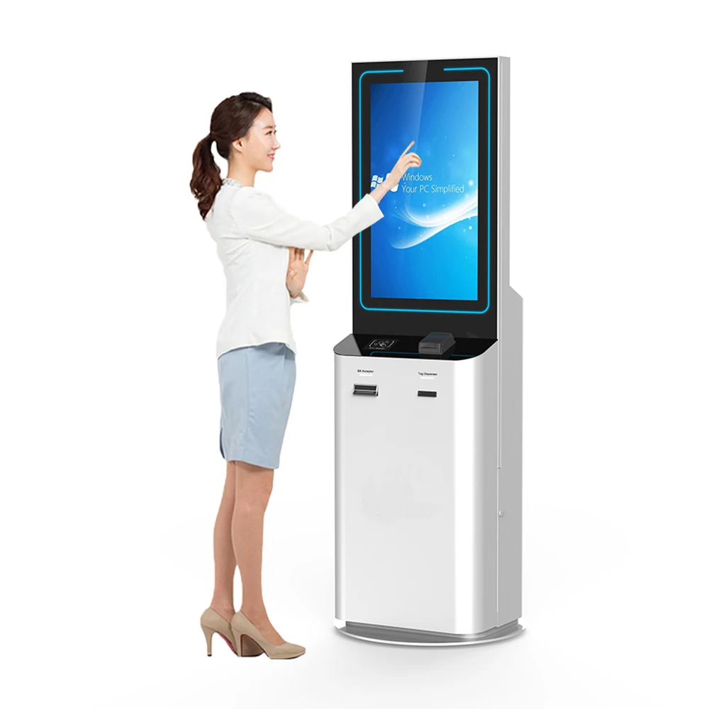 Smart RFID self-service payment machine automatic hotel key card dispenser kiosk