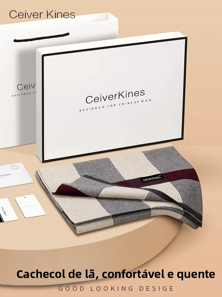 ceiverkines-thick-wool-scarf-for-couples-winter-luxury-cashmere-men's-neck-warmer-plaid-pattern-high-end-birthday-gift