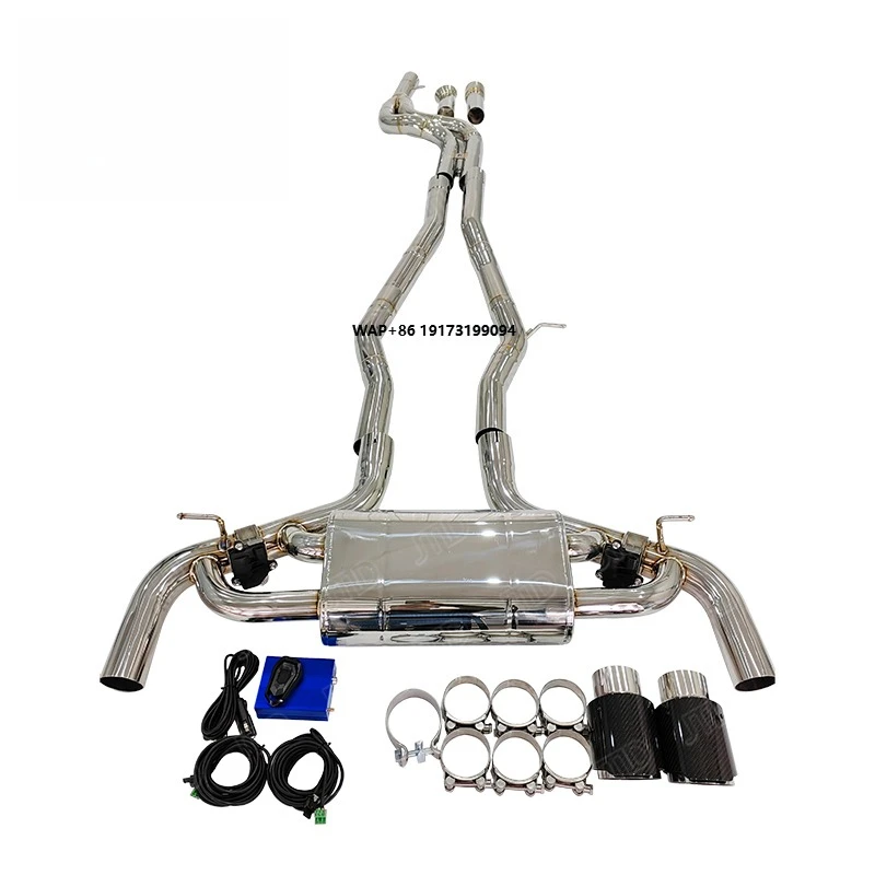 

304SS Stainless Steel Catback Muffler Exhaust System for Supra A90 B58 3.0 Exhaust Equal Length
