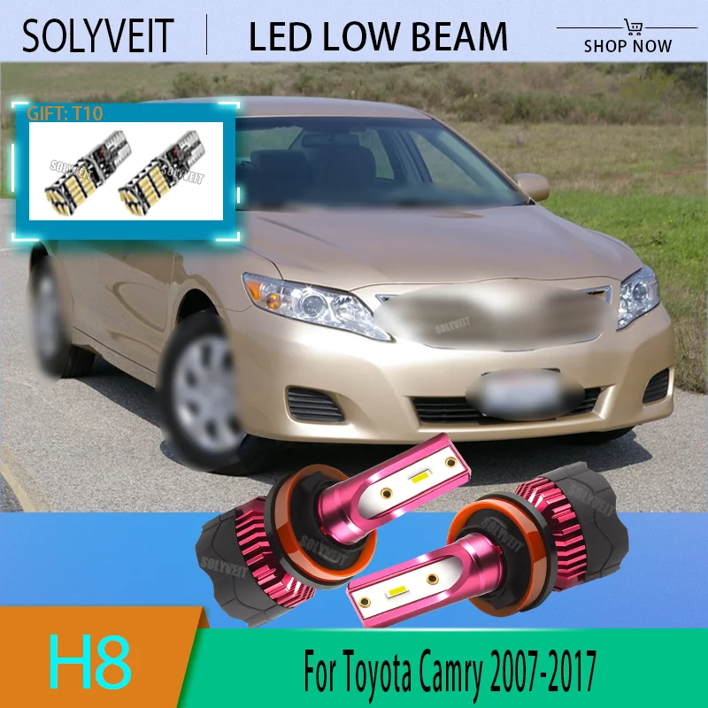 

12v Newly Upgrade H11/H9/H8 LED Low/Dipped Beam Bulb For Toyota Camry 2007 2008 2009 2010 2011 2012 2013 2014 2015 2016 2017