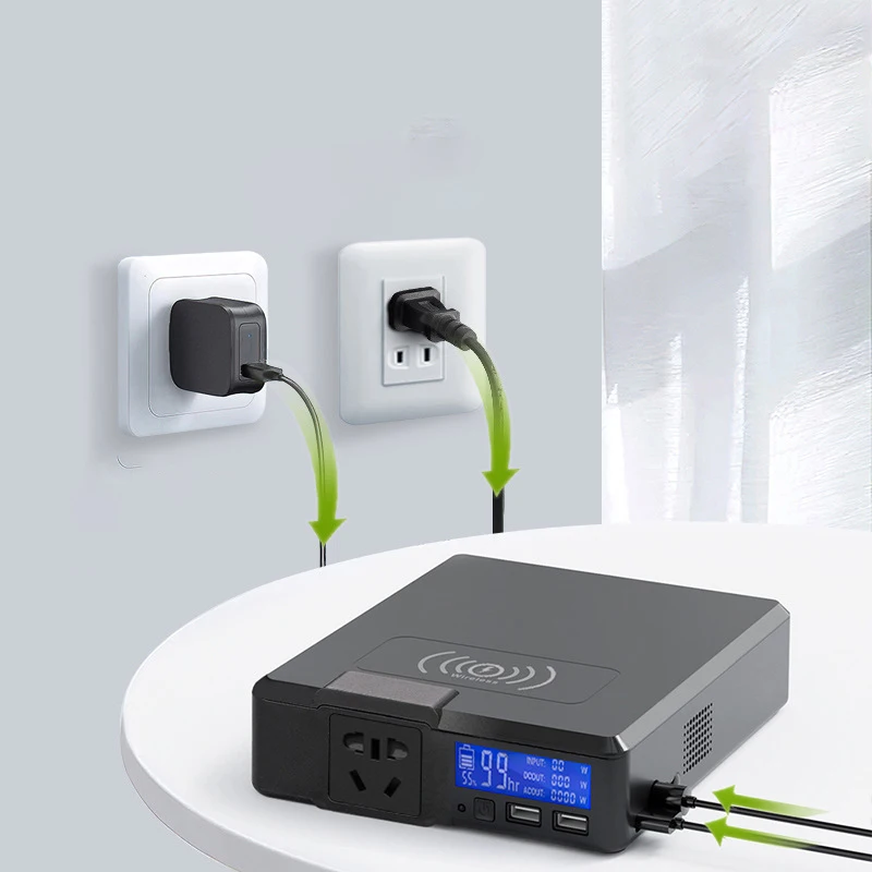 

Mobile Power Bank 200w Outdoor Power Supply Wireless Energy Storage Power Supply Laptop