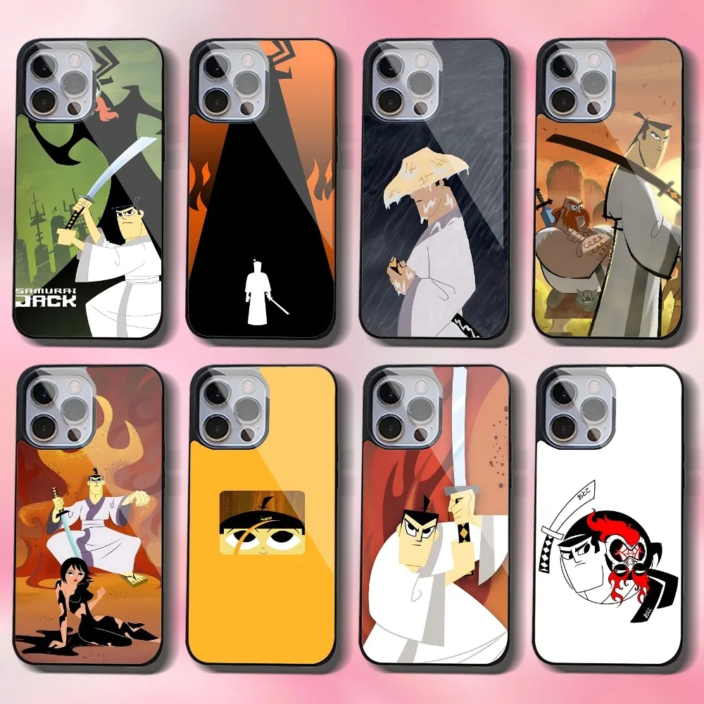 

S-Samurai Jack Phone Case For IPhone 16 15 14 13 Pro Max 11 12 Mini Alex Mirror For Magsafe Wireless Charging Cover