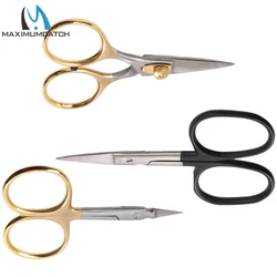 Maximumcatch Fly Fishing Tying Scissors High Quality Stainless Steel Sharp Carbide Blade Fishing Scissors Adjustable Tension