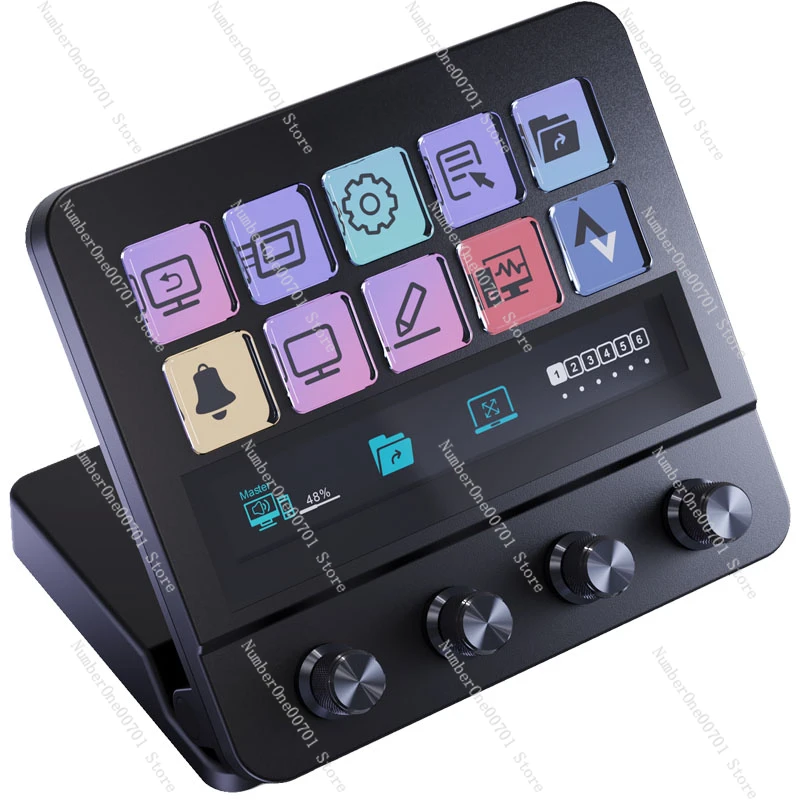 

N4 with screen custom keypad touch knob streamdeck visual live console
