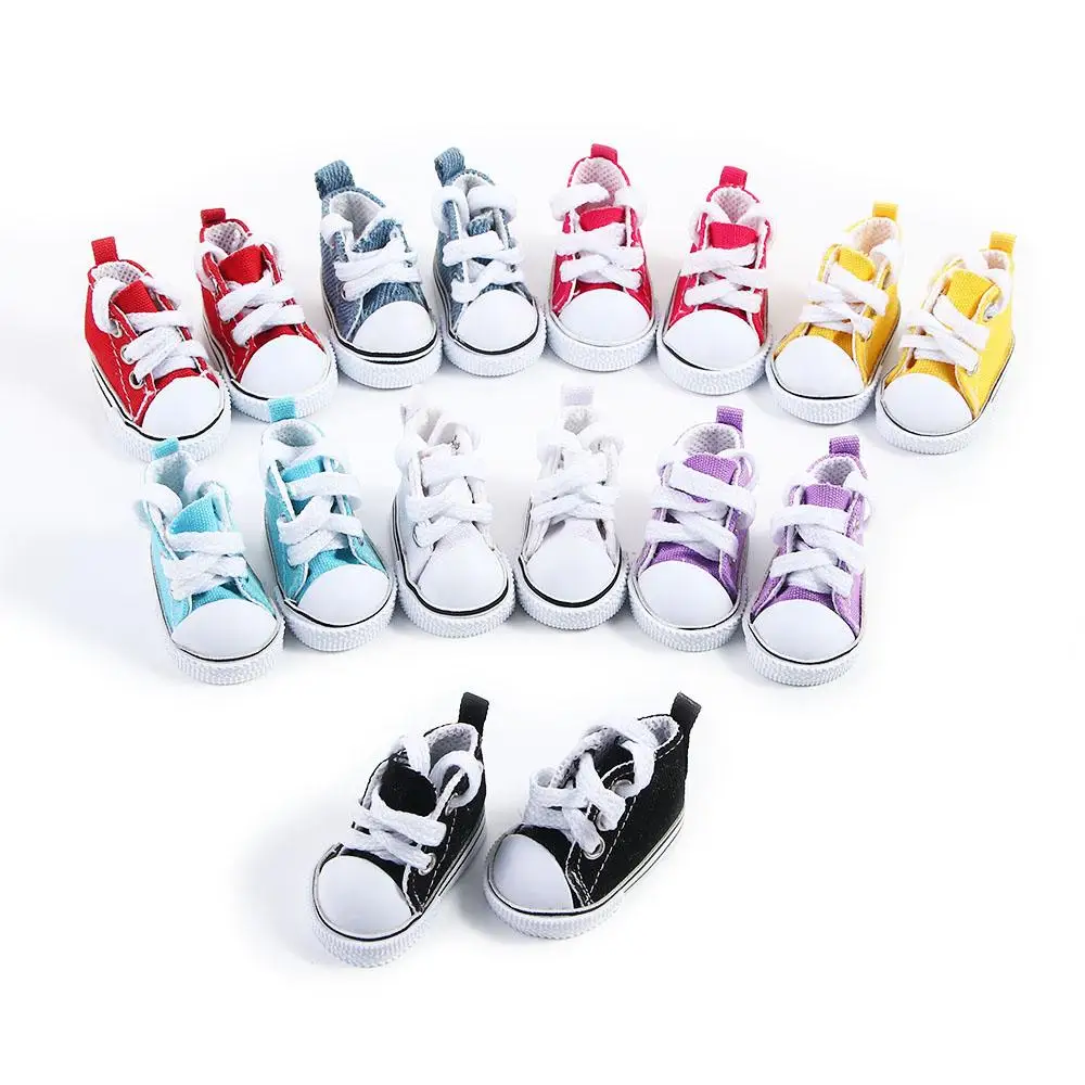 Accessories BJD Accessories 5cm For Children Casual Shoes Mini Shoes BJD Doll Shoes Doll Shoes Doll Canvas Shoes Doll Sneakers