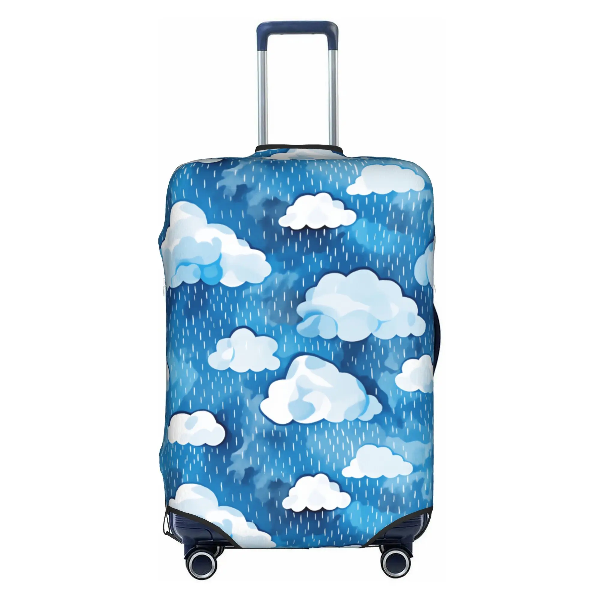 Rain Clouds And Rain Suitcase Cover Dust Proof Luggage Covers Protector for 18-32 inch