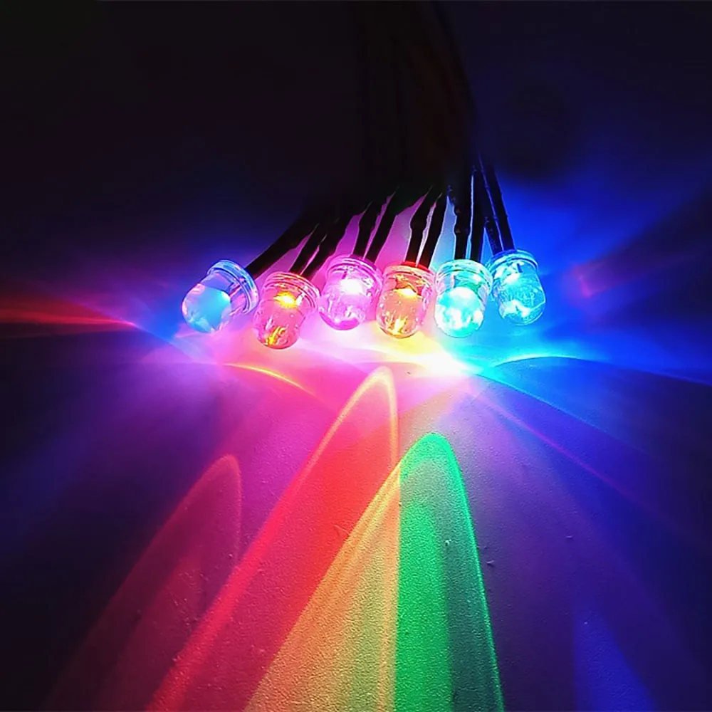 Diodes électroluminescentes ultra lumineuses pré-câblées avec ampoule LED 02/10/2018, 3V, 5V, 6V, 9V, 12V, 24V, 36V, 48V, 60V, 110V, 220V, 10mm, 10