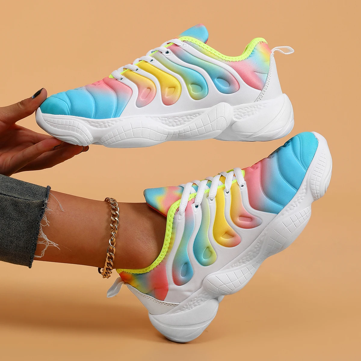 

Women's Sports Shoes, Mesh Breathable Lightweight Running Shoes, Outdoor Comfortable Casual Walking Shoes, Sizes 36-43