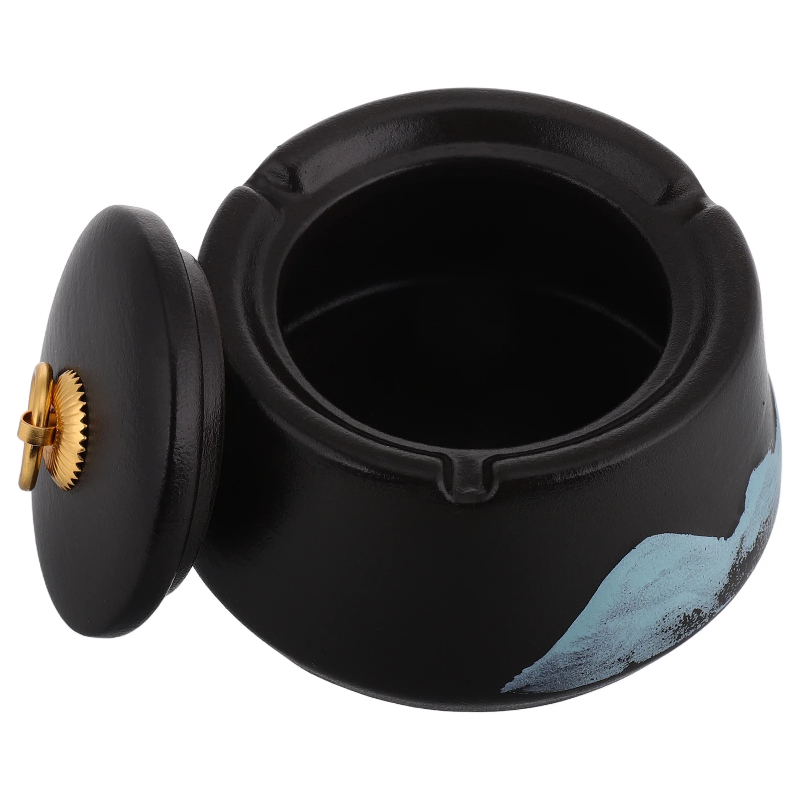 

Vintage Decor Ashtray for Smokers Ceramic Catcher outside Patio Ashtrays Cigarettes