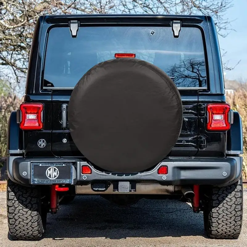 Trailer Spare Tire Cover UV-Proof Water Resistant Wheel Covers 30-32 Inch Dust-Proof Oxford Cloth Sun Protection Wheel Cover For