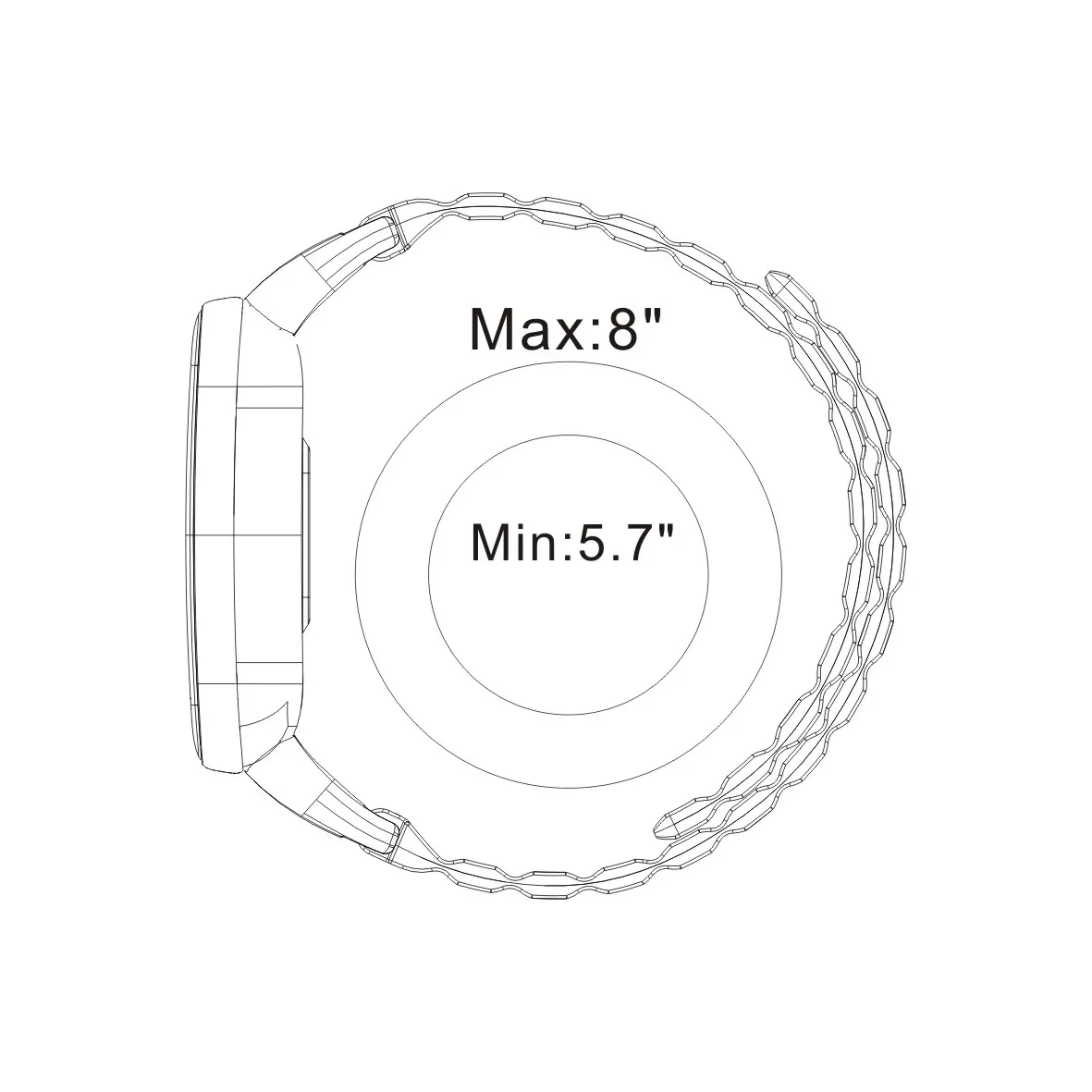 Magnetic Loop Strap For Xiaomi Mi Band 7Pro Bracelet Sweatproof Silicone Quick Release Easy Installation Replacement Watch band