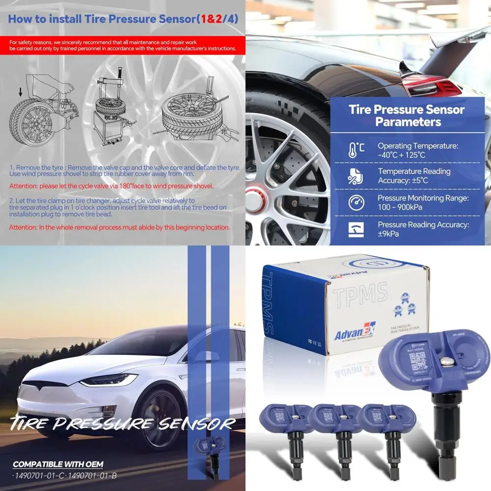 Tpms Sensor 4Pcs Ti…