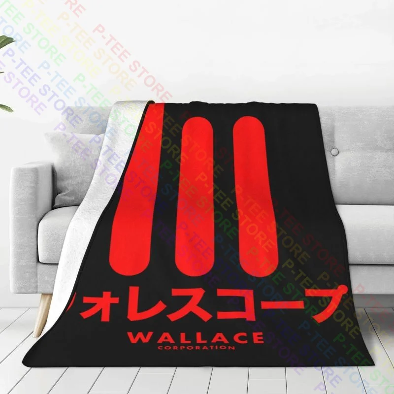 Blade Runner Wallace Corporation Logo Blanket Velvet For Bed Anti-Pilling Skin Friendly Decorative Sofa