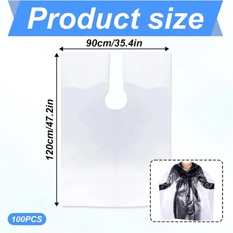 ABKP-100 pces capas descartáveis cabeleireiro para barbeiros, salão de beleza, tintura de cabelo coloração avental xale cabeleireiro ca