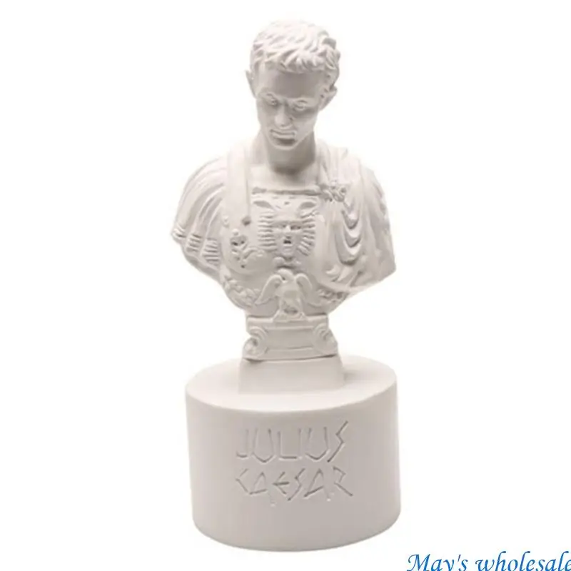 Caesar Statue Pen Holder Desk Organizers Penicl Holder Decorative Stationery 20cm/8-inch Height Gift for Students Adult 448A