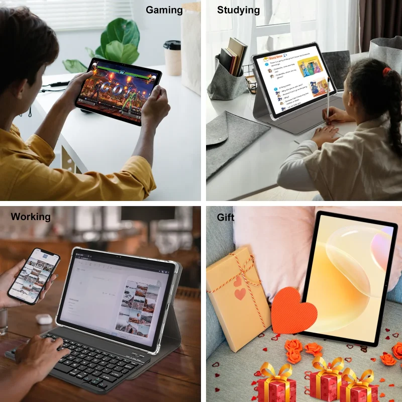 10.1" Android 11 Tablet PC SC9863 Octa-Core 1.6GHz CPU 3GB RAM 32GB ROM 1920x1200 Resolution 8000mAh Type-C