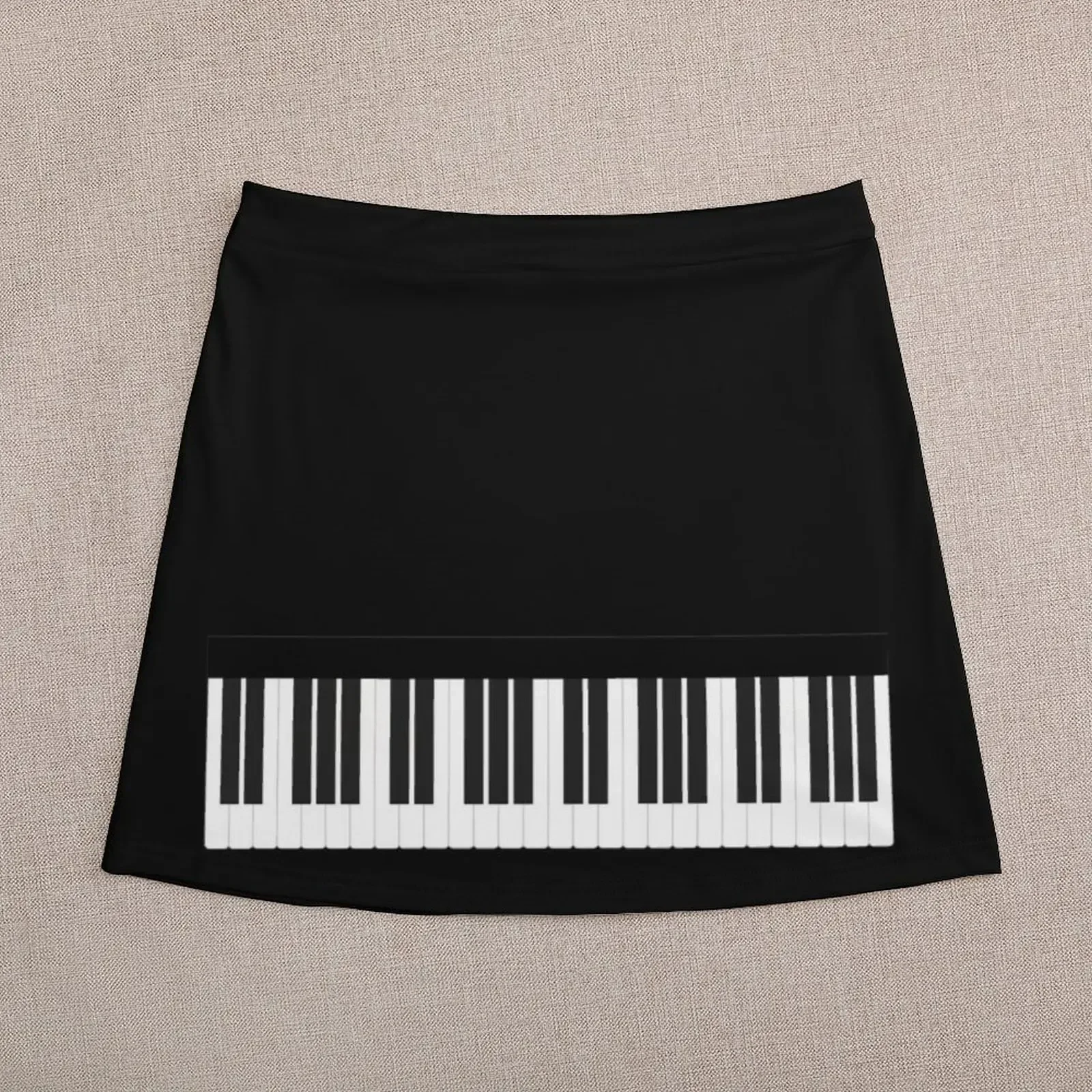 Copy of Piano Keys Mini Skirt short skirt for women Skirt satin fashion