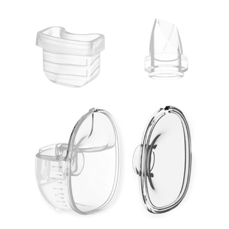 2024 New Breast Pump Replacement Part, Duck Bill Valves+Silicone Membranes & Milk Collector & Flange for S21 S18 Repair Part