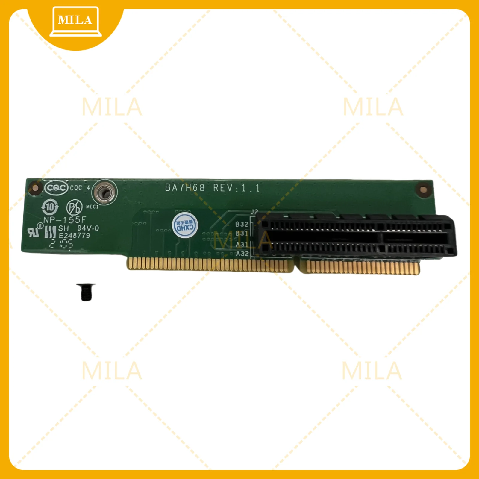 For Lenovo  ThinkCentre M920q M920x M720q Desktop P330 Tiny For Workstation Pcie4 Riser 01AJ929