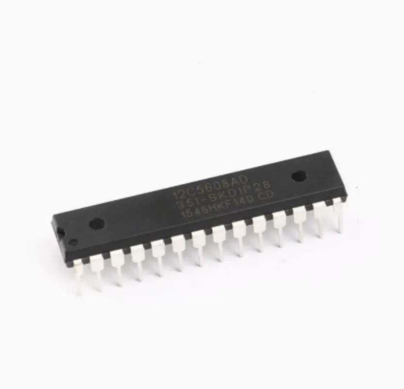 100PCS  STC12C5608AD-35I-DIP28   New Original