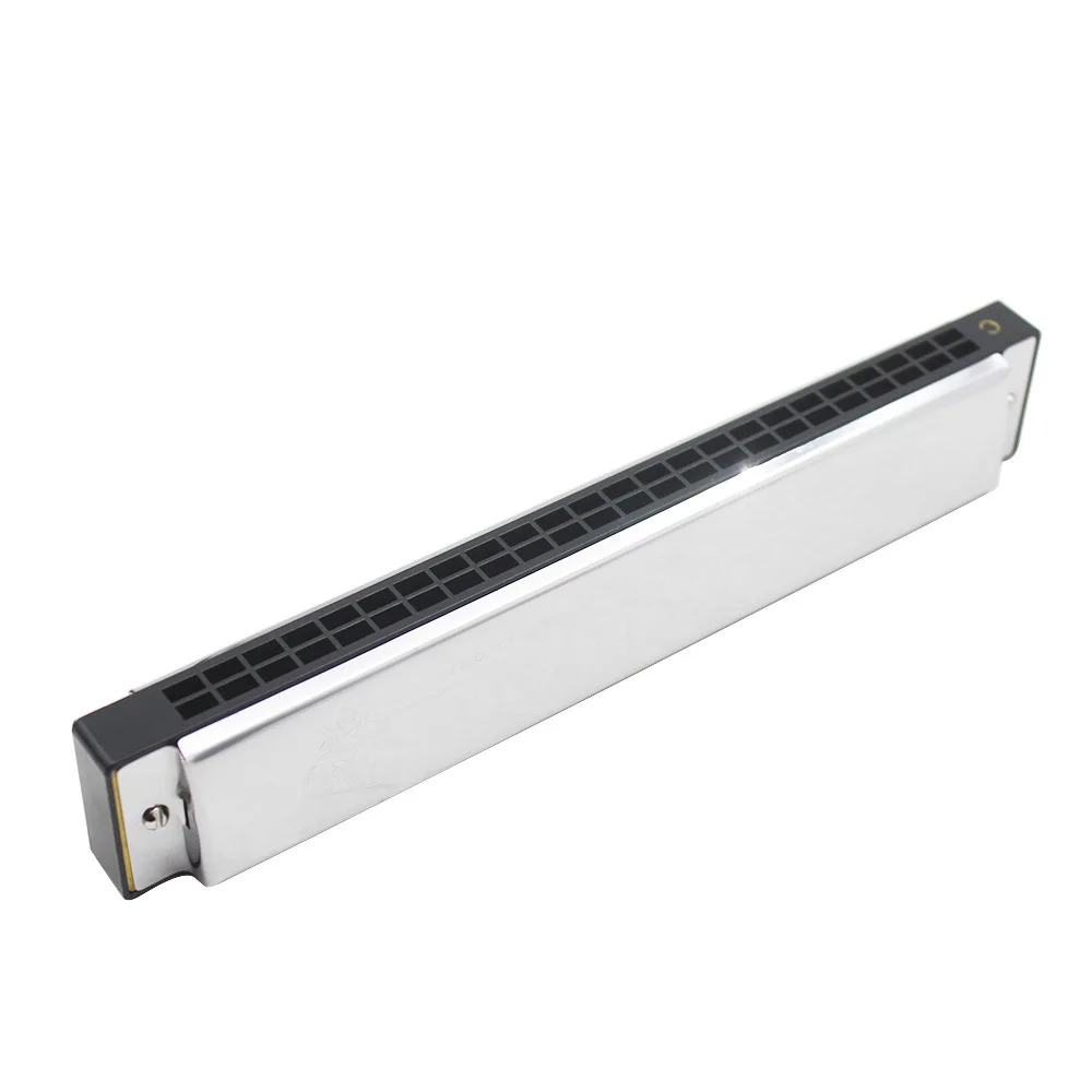 Swan 24-hole Harmonica C/D Key Polyphonic Harmonica Beginner Adult Student Playing Instrument Stress Echo Harmonica