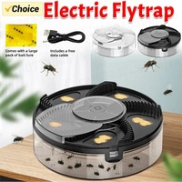 Fully Automatic Fly Trap Pest Control Catcher Household Home Kitchen Automatic Pest Catcher Removable Insect Pest CatcherWithUSB