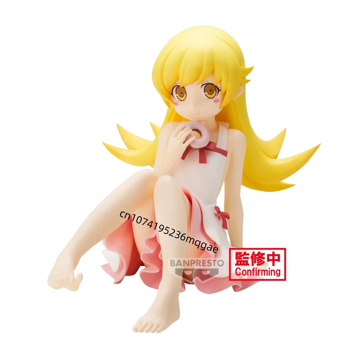 Original Bandai Banpresto Monogatari Series Oshino Shinobu ESPRESTO Anime Action Figures Model Relax time Collections Gift
