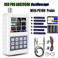 FNIRSI DSO PRO Digital Oscilloscope USB Handheld Mini Portable 5M Bandwidth 20MS/s Sampling Rate With P6100 BNC Standard Probe