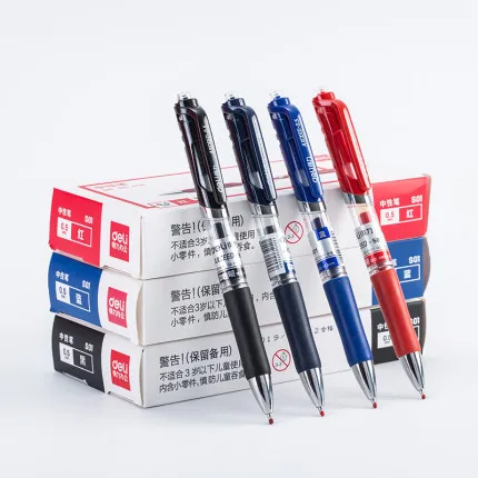 

Deli S01 Gel Pen 0.5mm Office Supplies Stationery Gel Pens For Students Writing High Quality Gel Pen