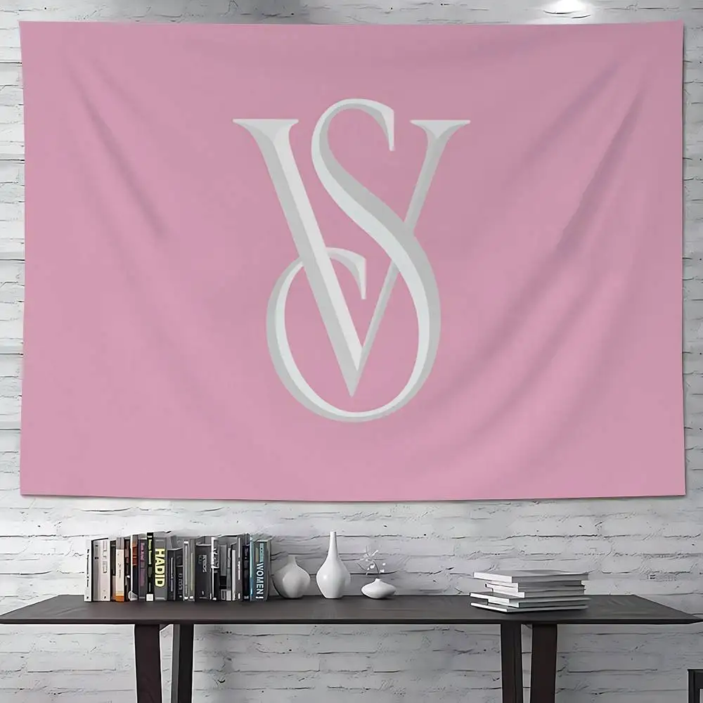 V-Victorias-Fashion-S-SecretS Theme Party Backdrop Cloth For Girls Birthday Decorations Background For Photoshoot