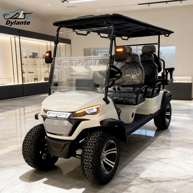Customizable Lithium or Lead-Acid Battery Colors 6 Seats Electric Golf Cart Perfect For Small Groups And Family Trips