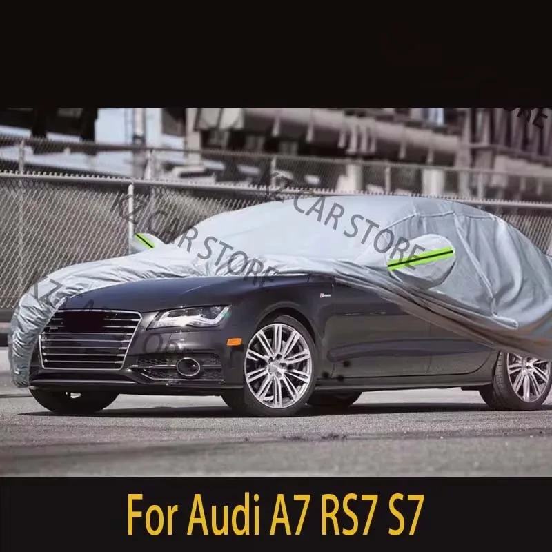 Car Cover Waterproof Anti-UV Sun Shade Rain Snow Dust Resistant Durable Auto Cover For Audi A7 RS7 S7