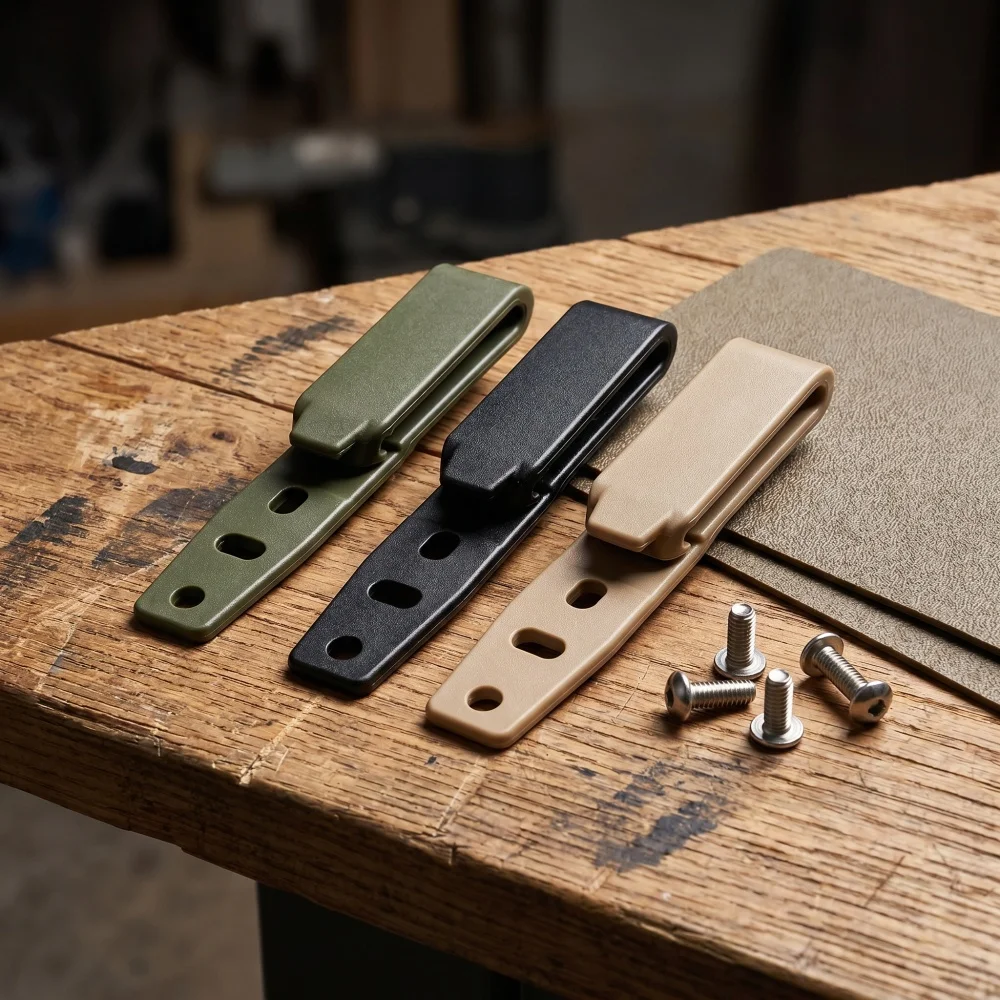 1 PC - KYDEX HOLSTER CLIP Belt Attachment Knife Sheath Back Clip IWB Gun Holster Clip Back Clip Knife Sheath