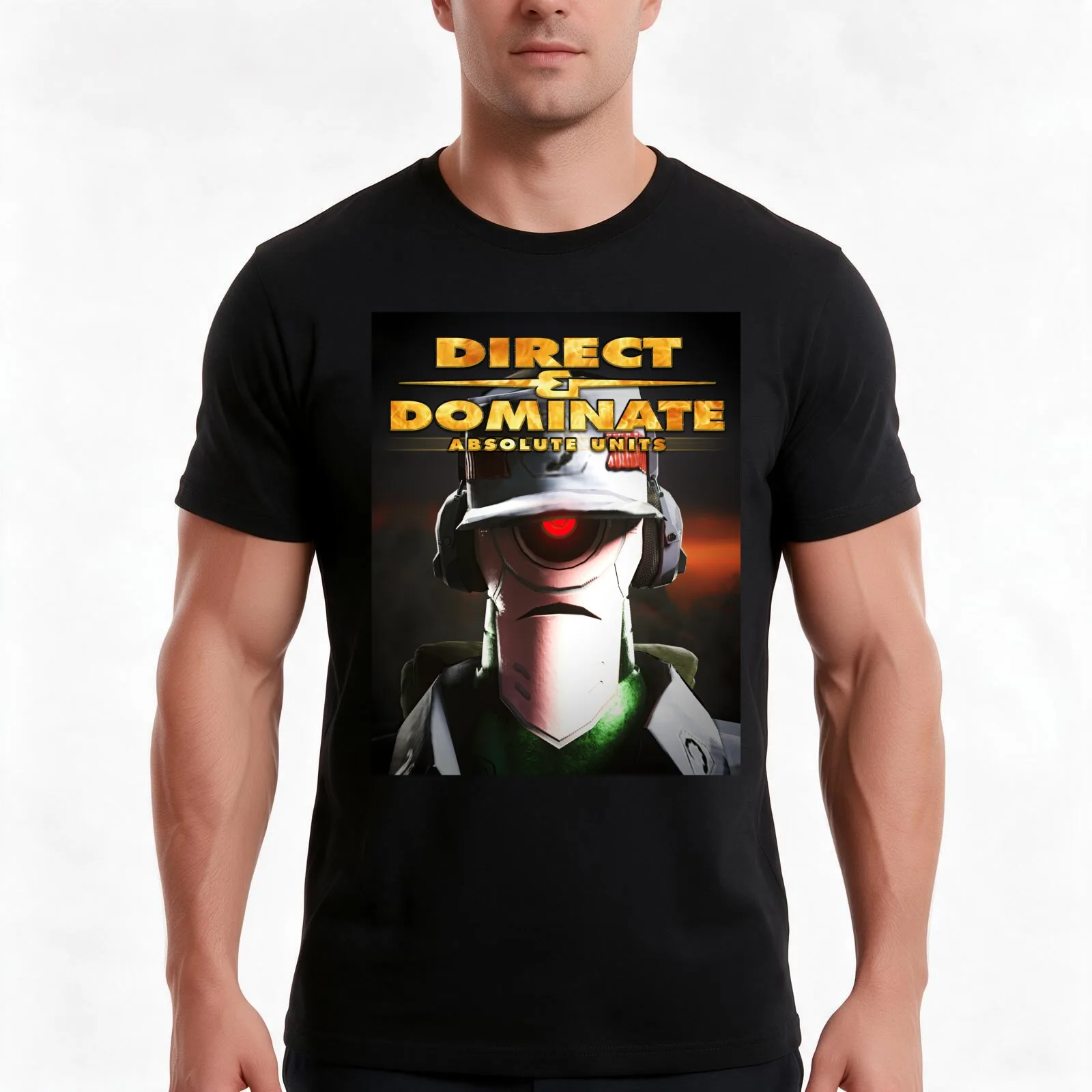 Direct & Dominate Noddy T-Shirt, Summer Casual Cotton Tee, Oversized Streetwear Tops, Vintage Graphic Print, Unisex Men Women