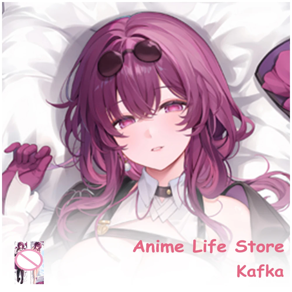 Cartoon Honkai StarRail Kafka Dakimakura Pillowcase Cosplay Props Otaku Long Pillowcases Double-Sided Print Cushion Covers