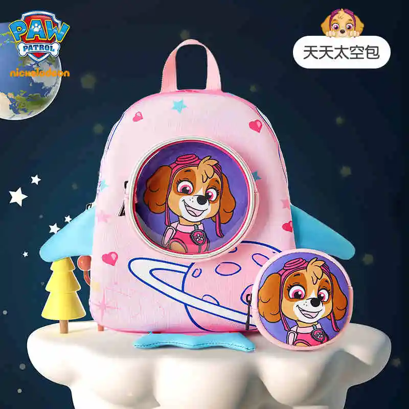 New Hot Sale Paw Patrol Kindergarten Backpack Boy 2025 Childrens Backpack Girl 3year Old Baby Small Class Childrens Backpack