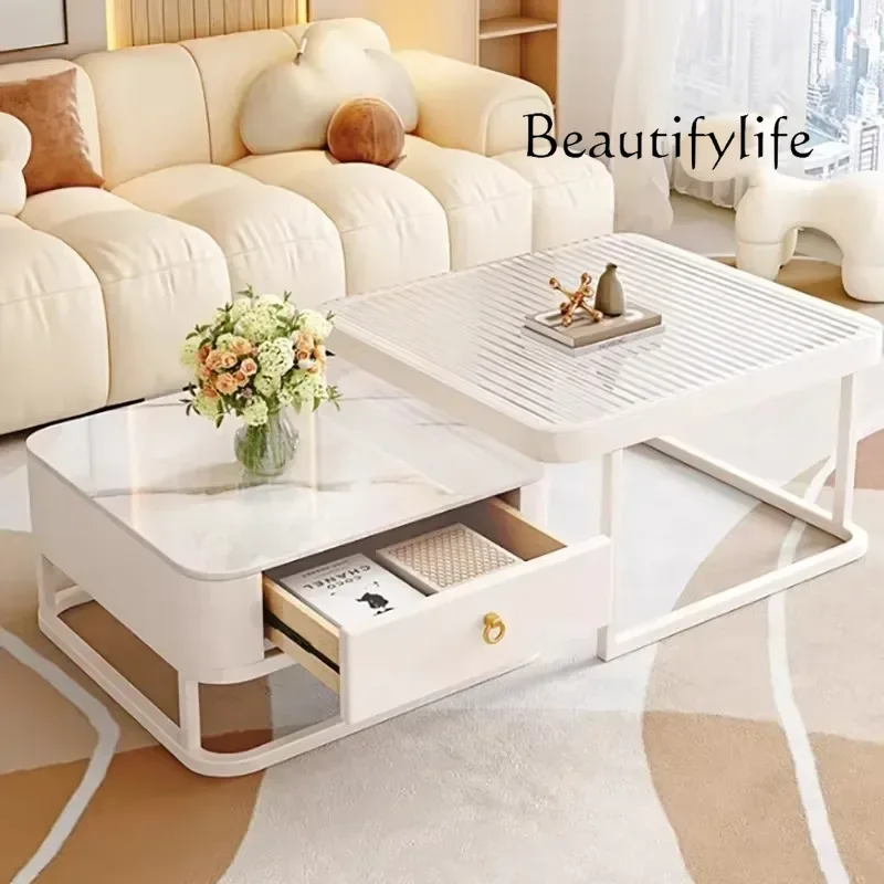 

Designer Modern Coffee Tables Unique Salon Decor Trendy Square Coffee Tables Aesthetic Nordic Regale Couchtisch Trendy Furniture