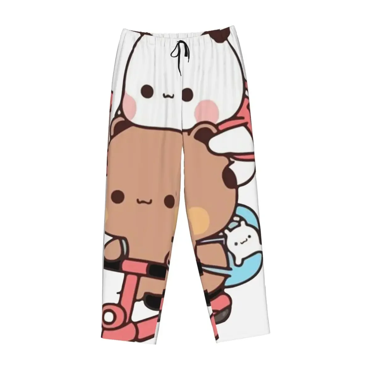 Custom Bear And Panda Bubu Dudu Balloon Women Pajama Pants Lounge Sleep Sleepwear Bottoms with Pockets