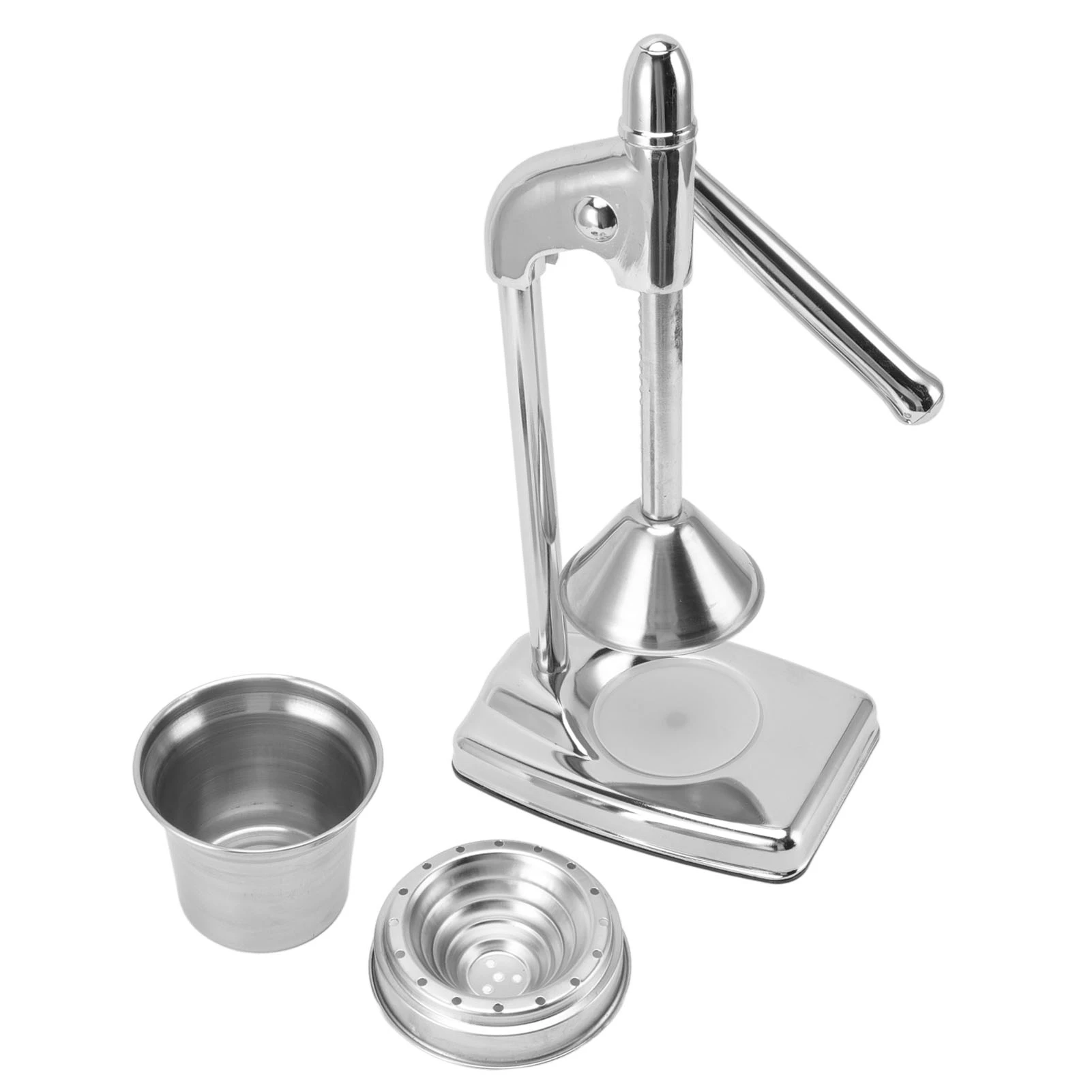 

Ручная соковыжималка для цитрусовых, ручная соковыжималка для апельсинов, нержавеющая сталь 304, пищевая минималистичная компактная эргономичная резиновая ручка, пресс для фруктов