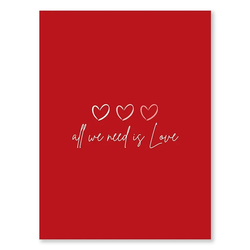 2026 Valentine's Day Queue Gallery Printable Poster Vintage Romantic Wall Art Cute Pink Heart Canvas Painting Home Bedroom Decor