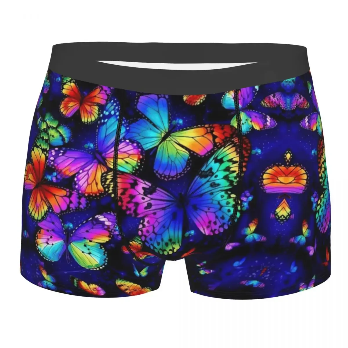 Magic Men Underwear Psychedelic Boxer Briefs Shorts Panties Funny Soft Underpants for Male S-XXL