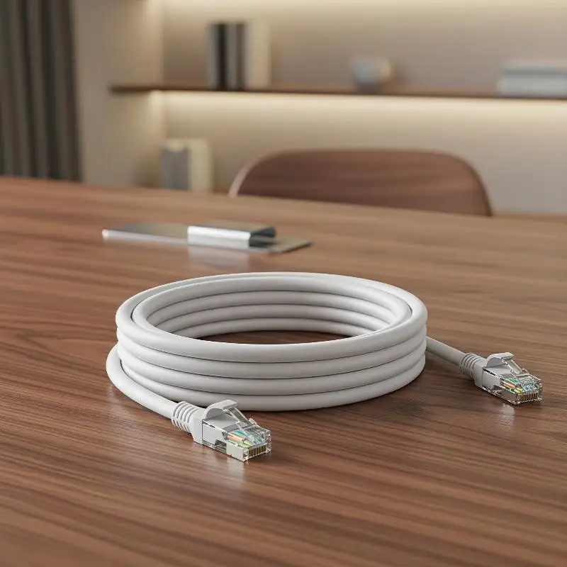 CAT6 UTP Ethernet Cable 1000Mbps RJ45 Network LAN Cord Portable Design for Student Dormitory Laptop Internet Use